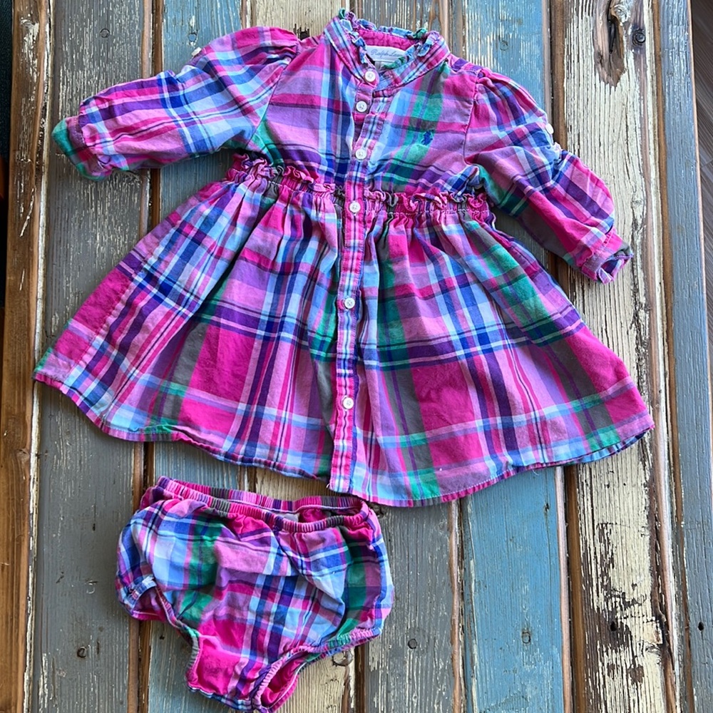 Ralph Lauren Plaid Dress + Bloomers